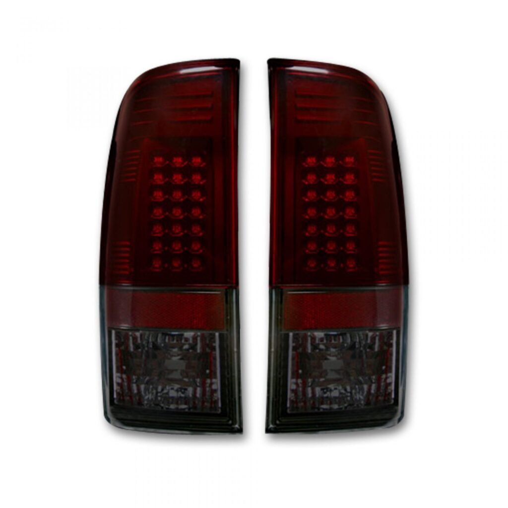 Ford Super Duty F250HD/350/450/550 99-07 & F150 97-03 Tail Lights LED Dark Red Smoked