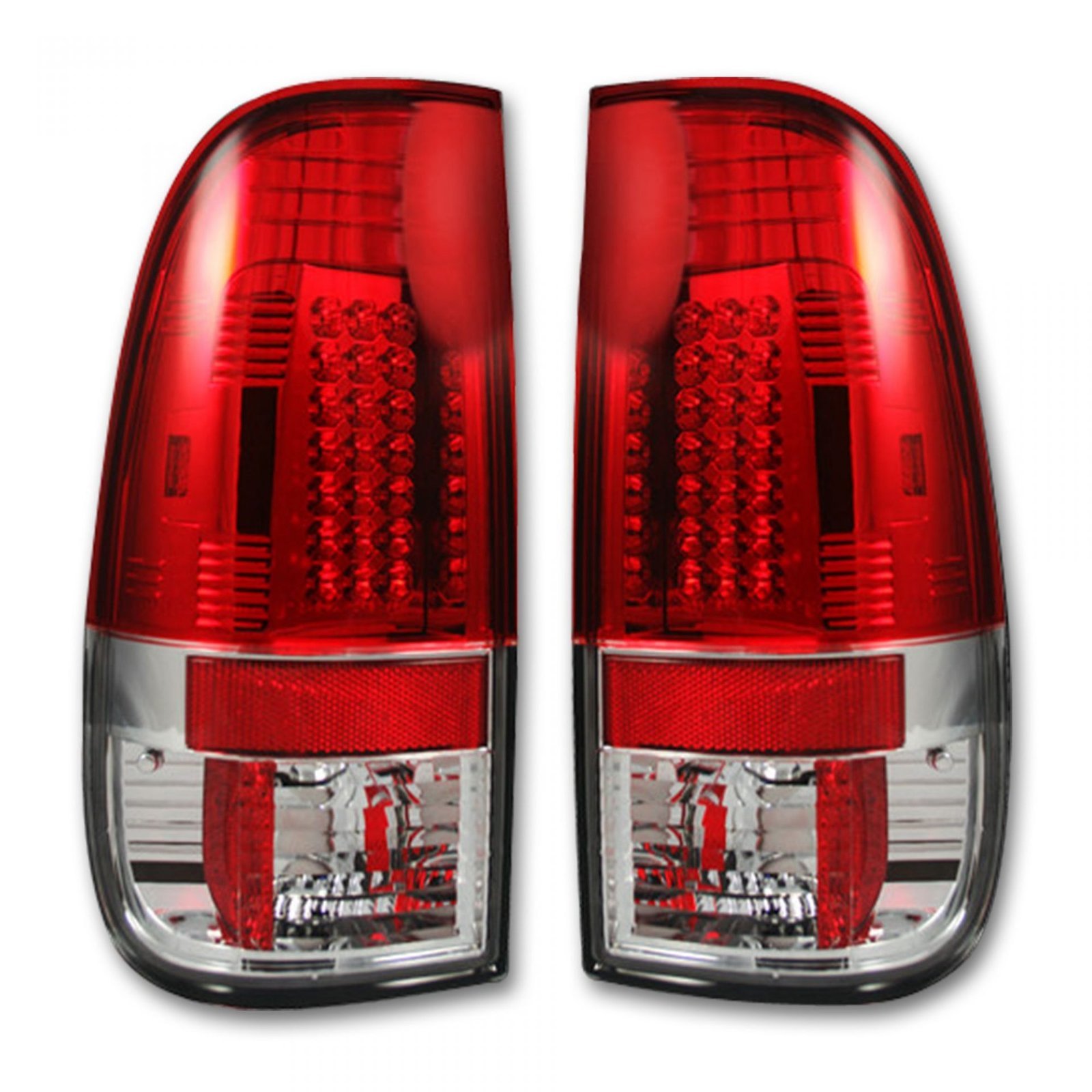 Ford Super Duty F250HD/350/450/550 99-07 & F150 97-03 Tail Lights LED Red - Image 1