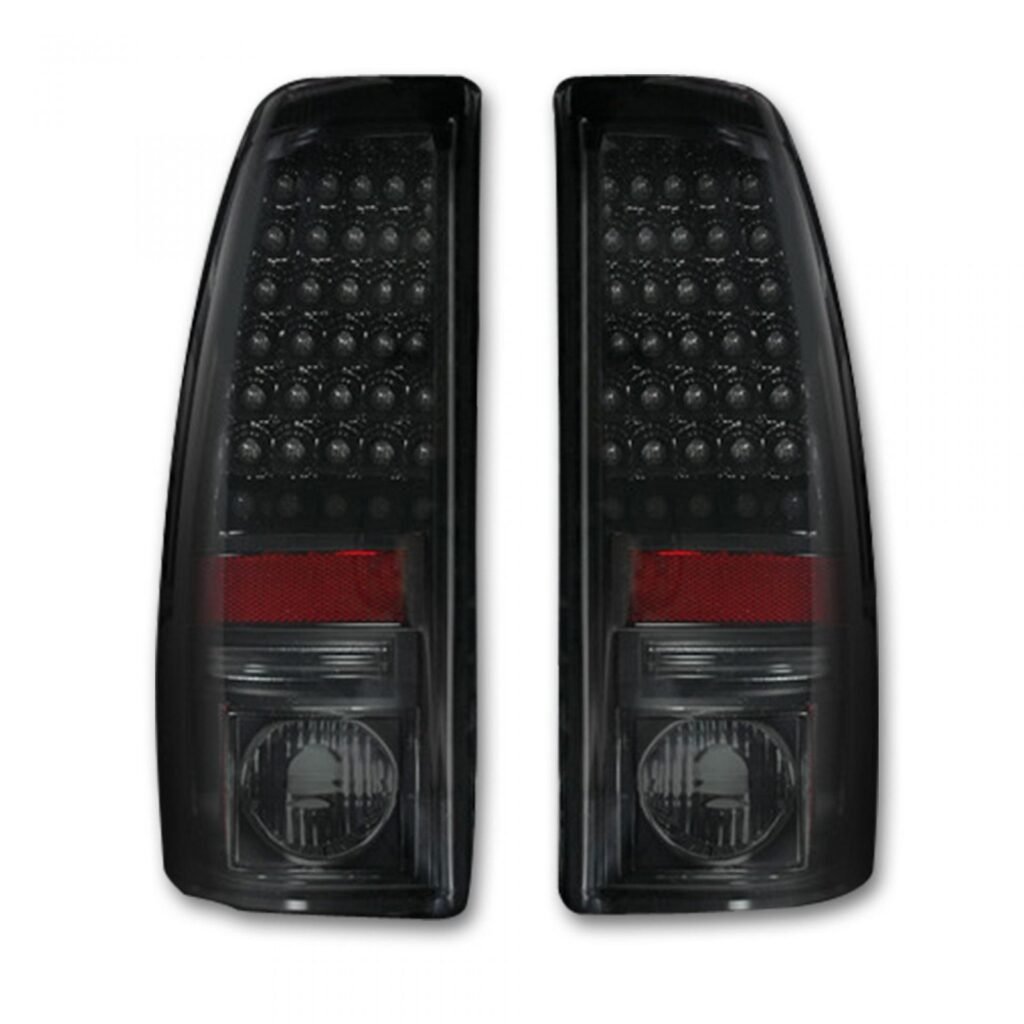 Chevy Silverado & GMC Sierra 99-07 Tail Lights LED in Smoked