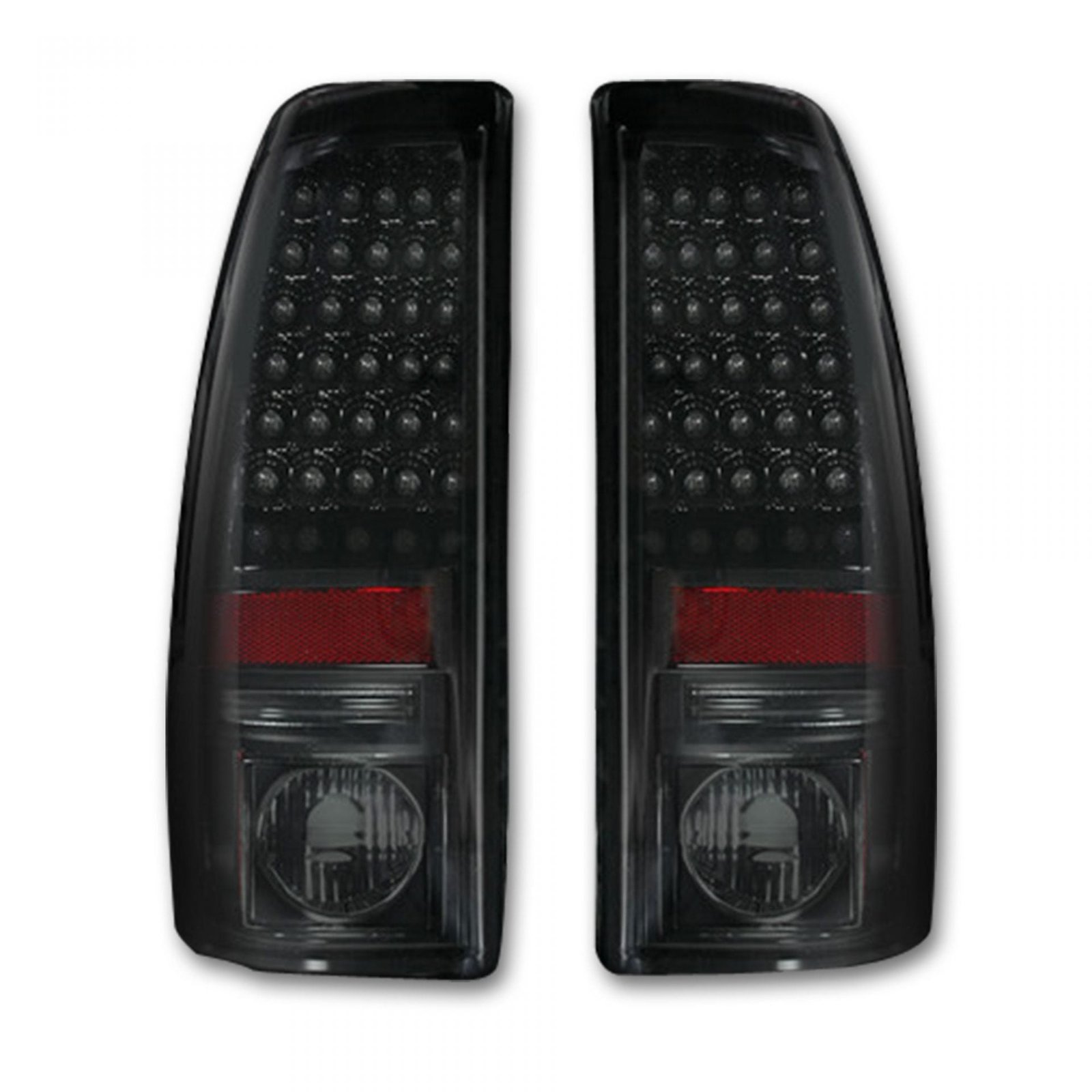 Chevy Silverado & GMC Sierra 99-07 Tail Lights LED in Smoked - Image 1