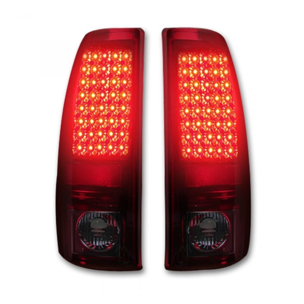 Chevy Silverado & GMC Sierra 99-07 Tail Lights LED in Smoked