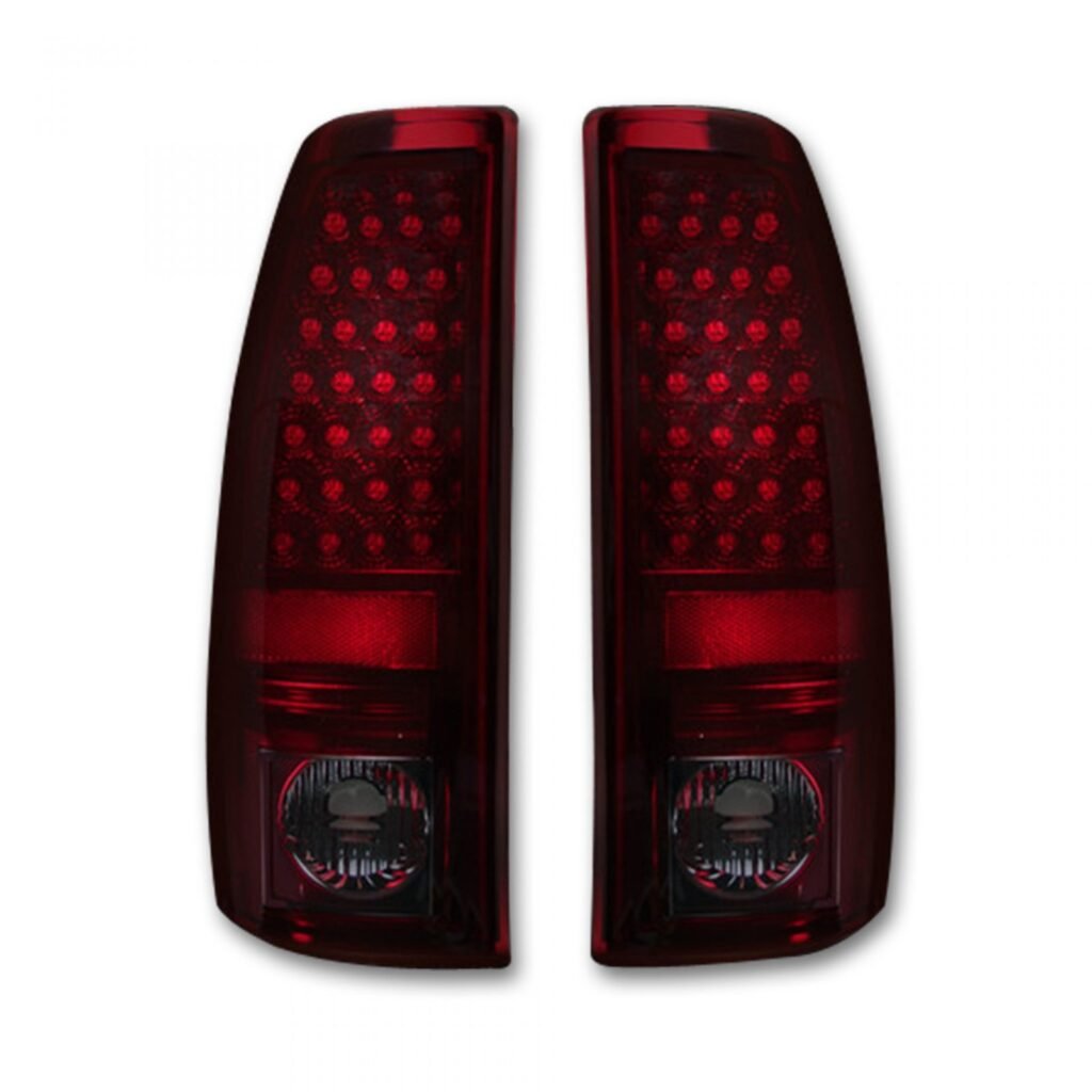 Chevy Silverado & GMC Sierra 99-07 Tail Lights LED in Red