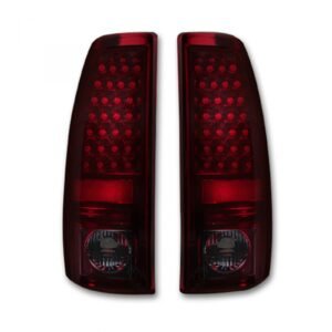 Chevy Silverado & GMC Sierra 99-07 Tail Lights LED in Red - Image 1