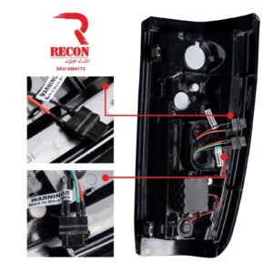 Chevy Silverado & GMC Sierra 99-07 tail Lights LED in Clear - Image 3