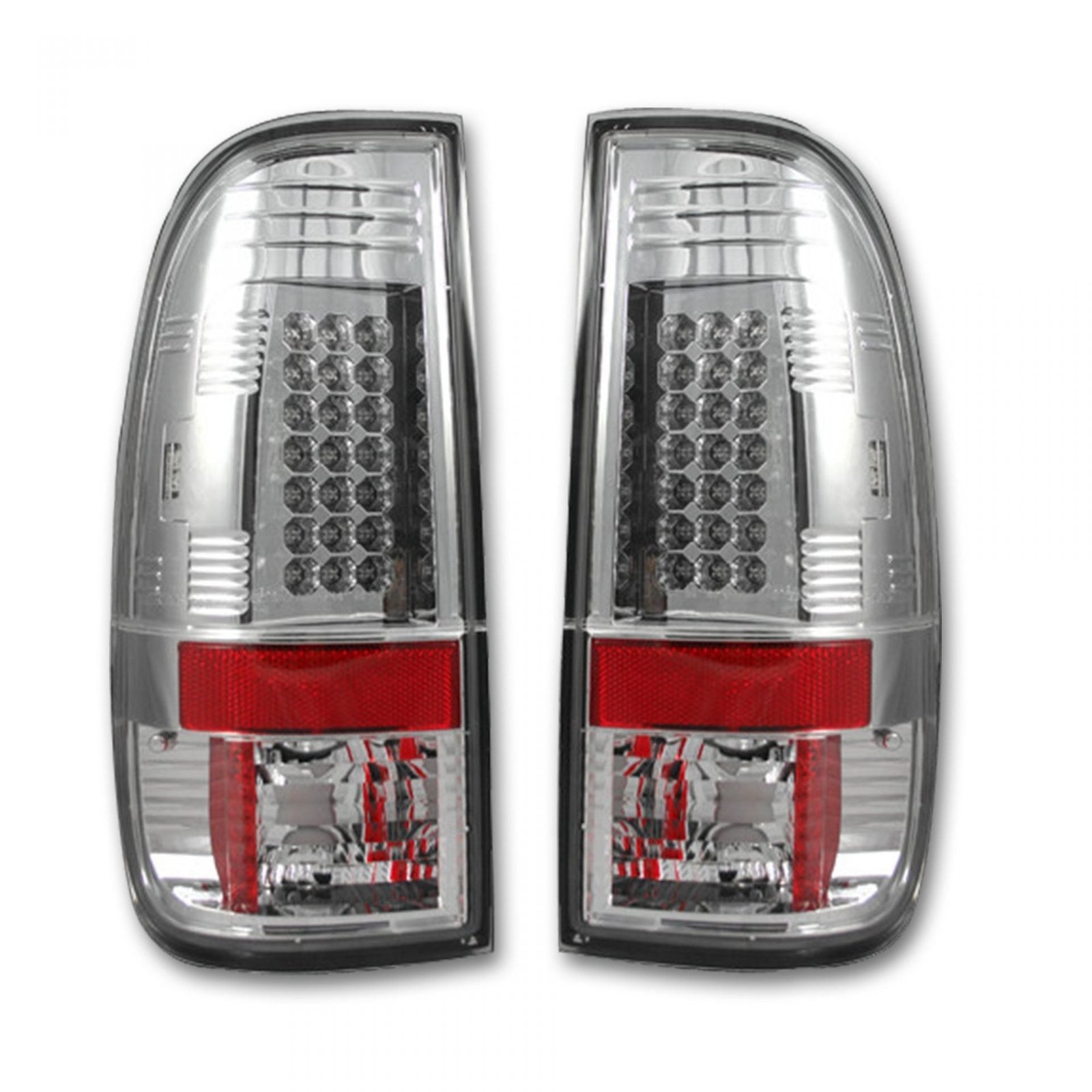 Ford Super Duty F250HD/350/450/550 08-16 Tail Lights LED in Clear - Image 1