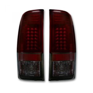 Ford F250HD/350/450/550 Super Duty 08-16 Tail Lights LED in Dark Red Smoked - Image 2