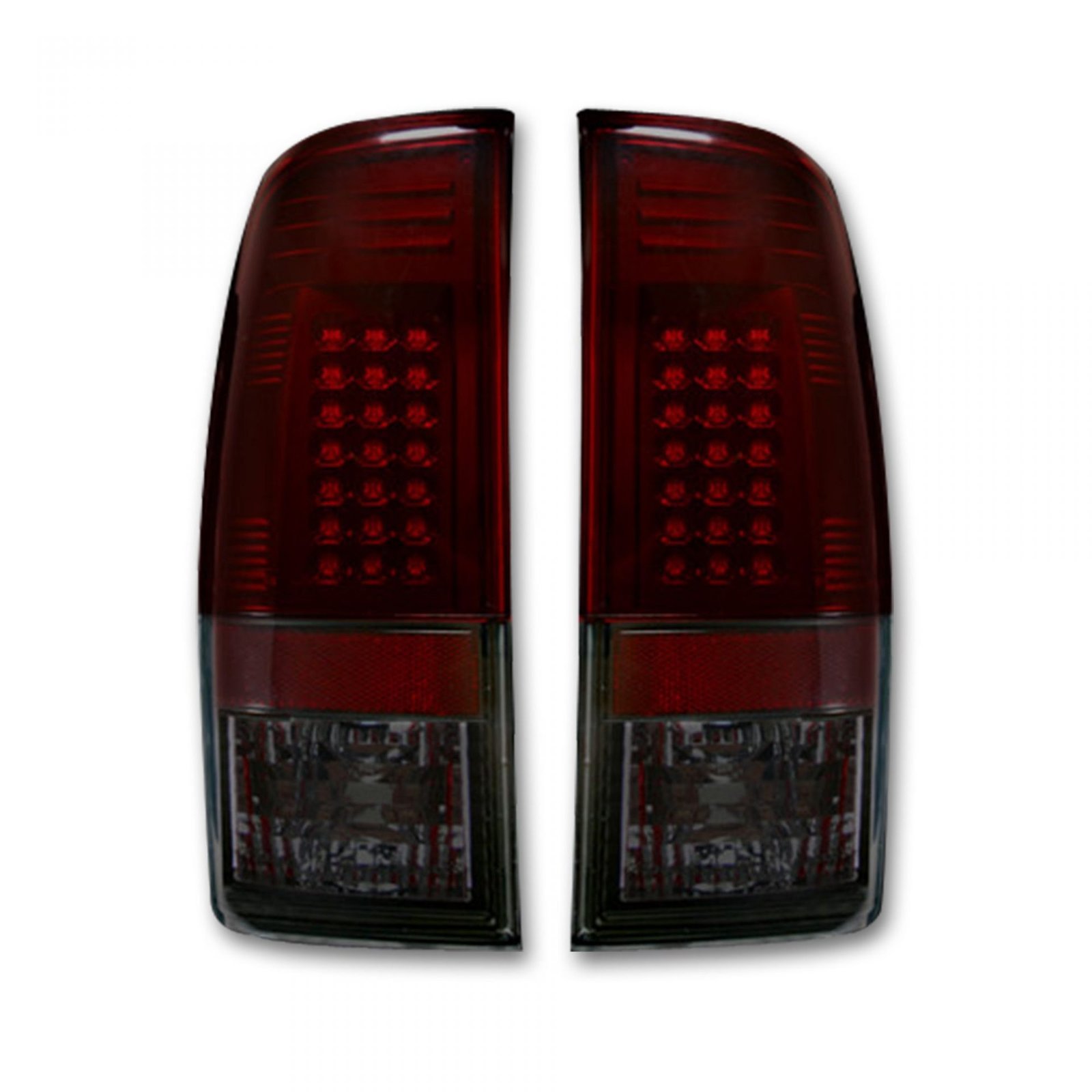 Ford F250HD/350/450/550 Super Duty 08-16 Tail Lights LED in Dark Red Smoked - Image 2