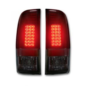 Ford F250HD/350/450/550 Super Duty 08-16 Tail Lights LED in Dark Red Smoked - Image 1