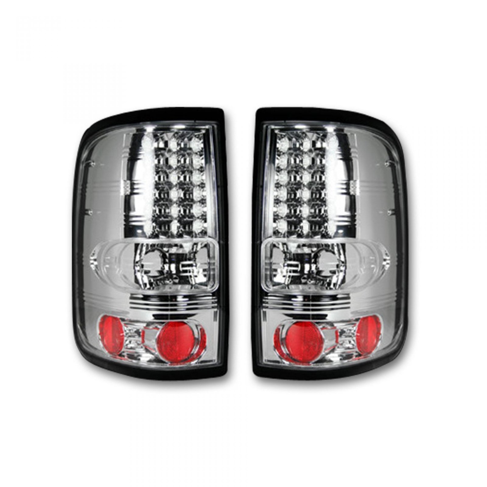 Ford F150 04-08 Tail Lights LED in Clear - Image 2