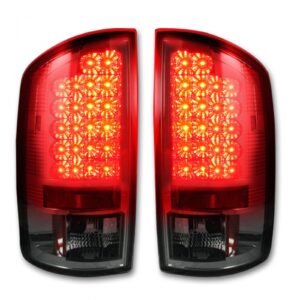 Dodge RAM 1500 07-08 & 2500/3500 07-09 Tail Lights LED in Smoked - Image 1