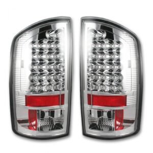 Dodge RAM 1500 07-08 & 2500/3500 07-09 Tail Lights LED in Clear - Image 2