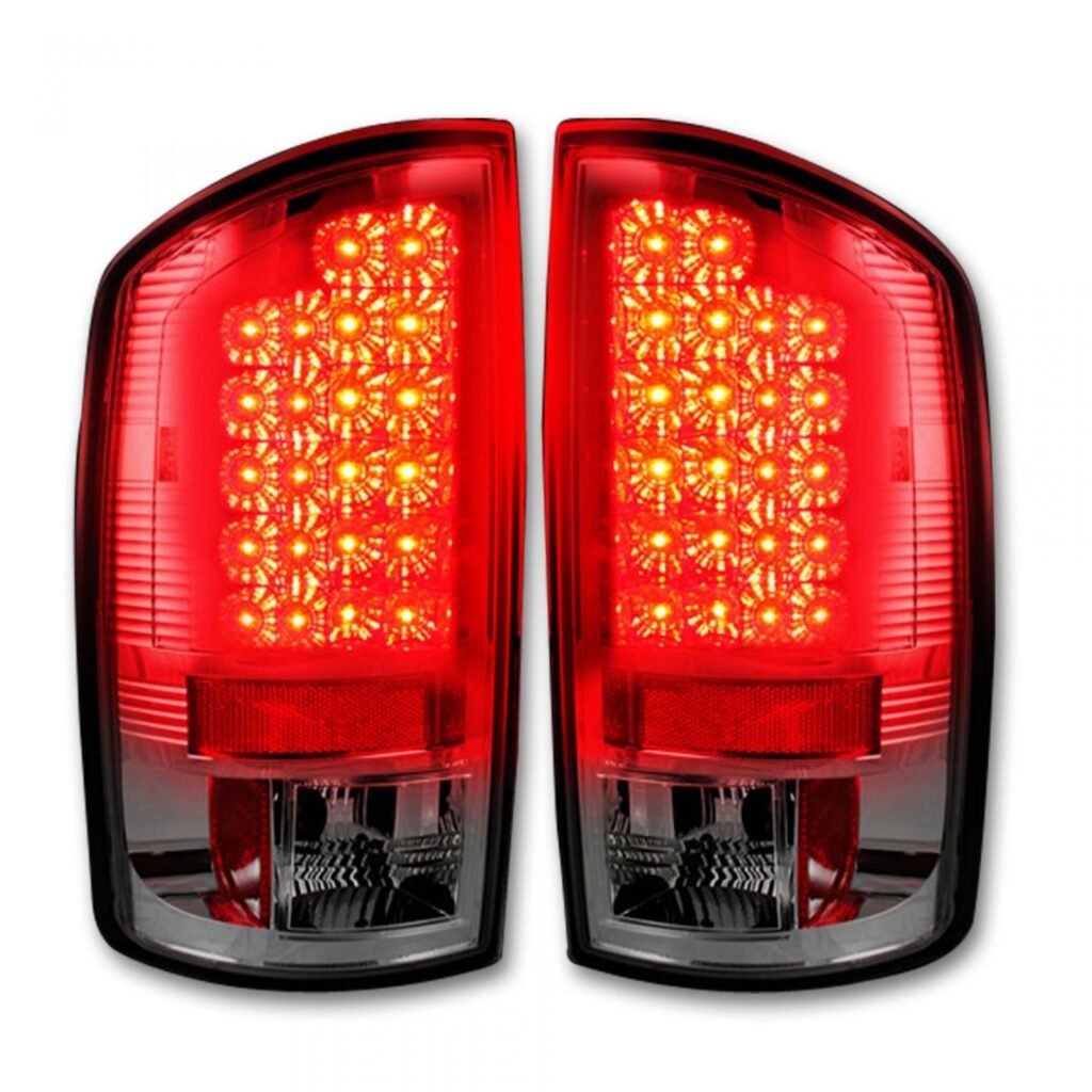 Dodge RAM 1500 07-08 & 2500/3500 07-09 Tail Lights LED in Clear