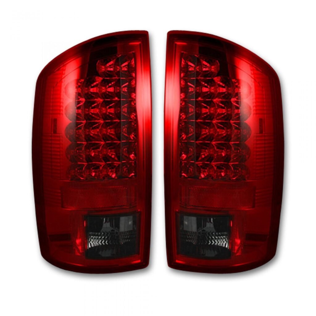 Dodge RAM 1500 07-08 & 2500/3500 07-09 Tail Lights LED in Red