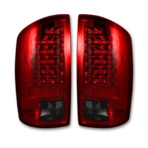 Dodge RAM 1500 07-08 & 2500/3500 07-09 Tail Lights LED in Red - Image 1