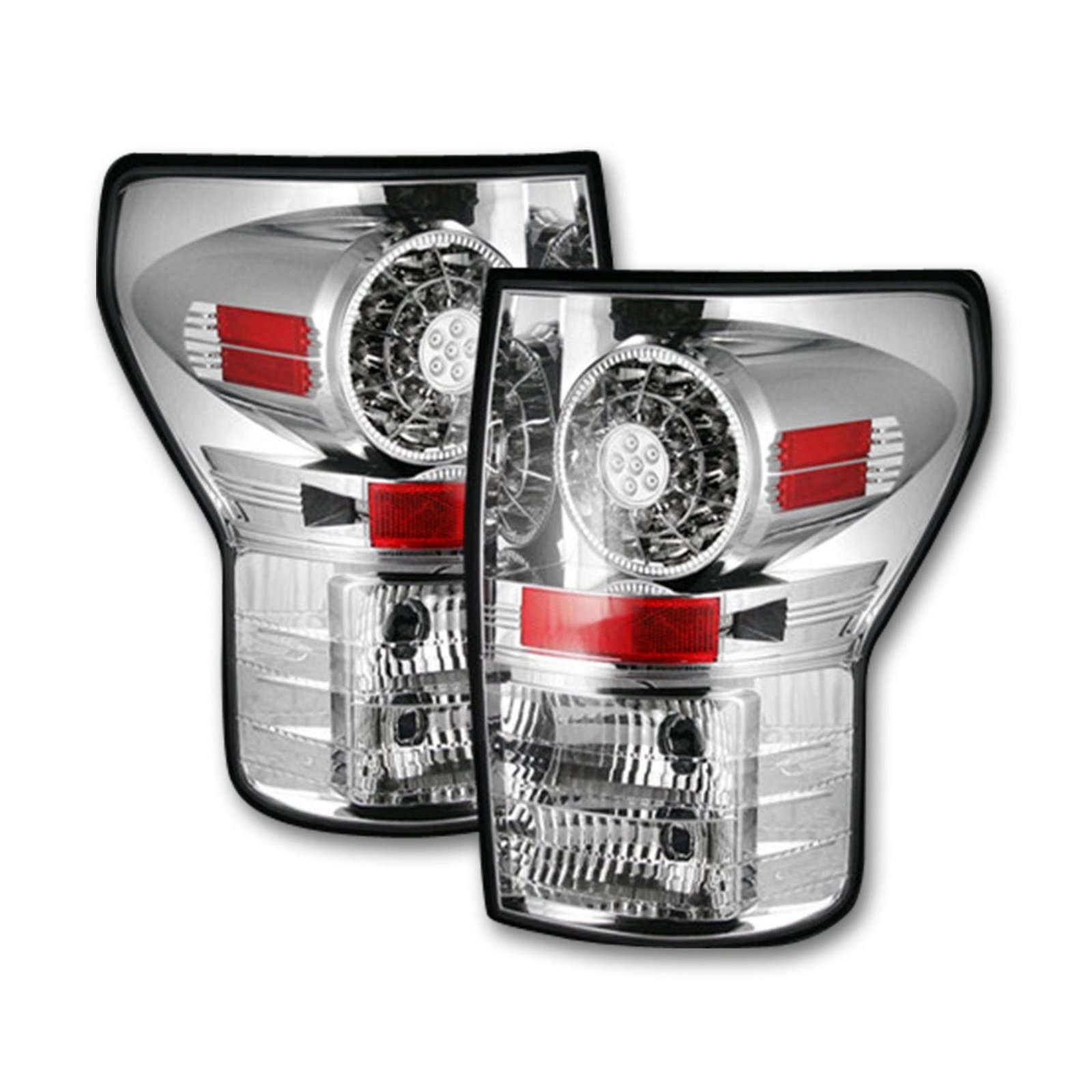Toyota Tundra 07-13 Tail Lights LED in Clear - Image 1