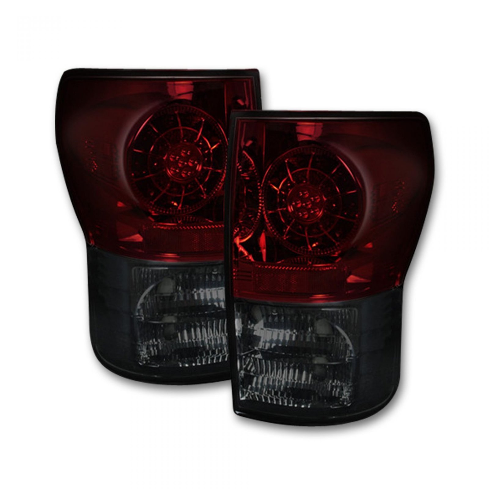 Toyota Tundra 07-13 Tail Lights LED in Dark Red - Image 1