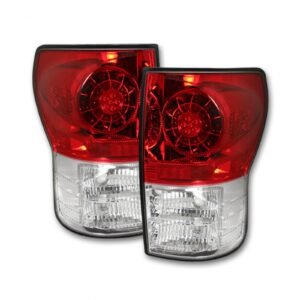 Toyota Tundra 07-13 Tail Lights LED in Red - Image 1