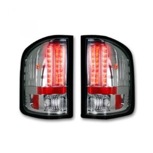 GMC Sierra 07-13 Tail Lights LED in Clear - Image 2