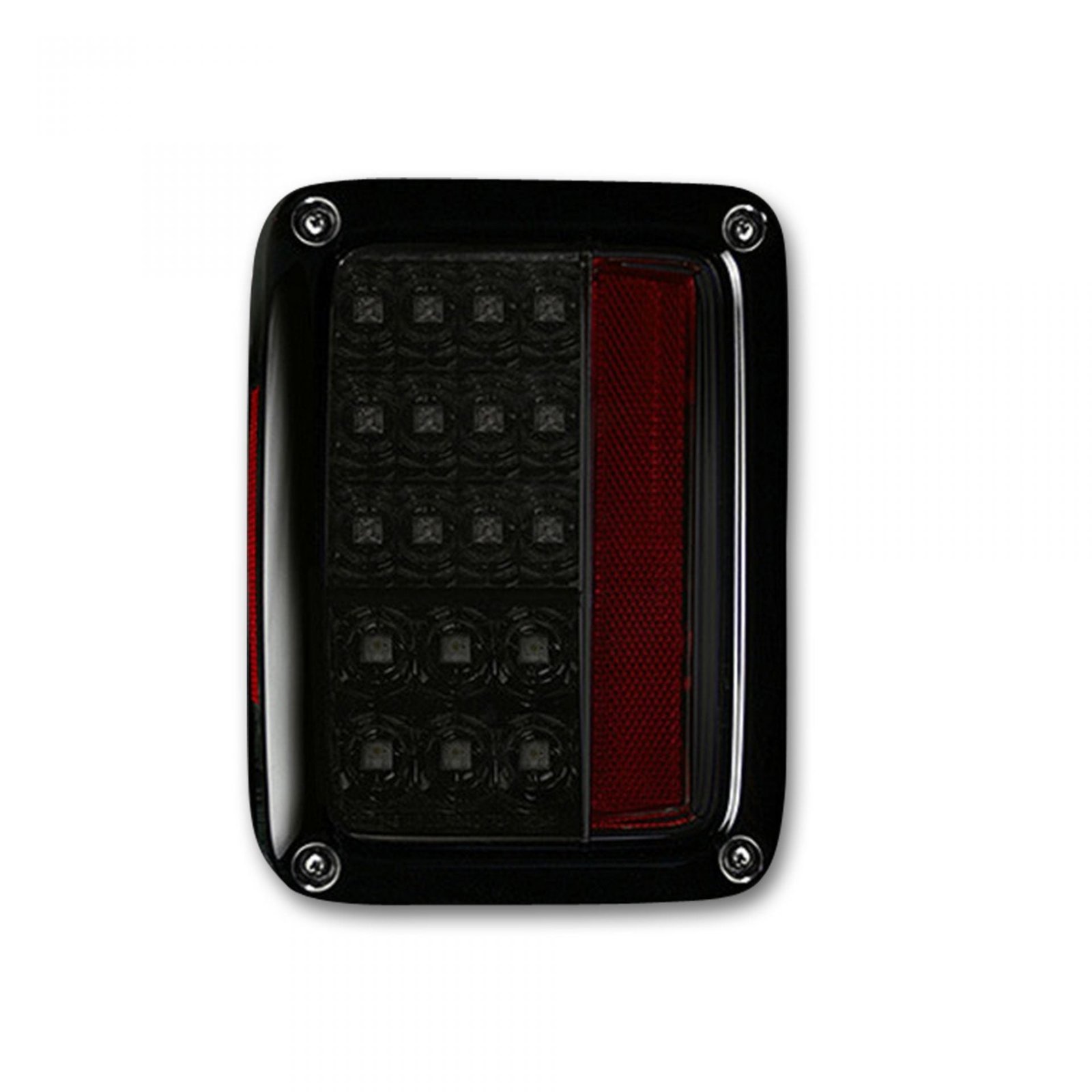 Jeep JK Wrangler 07-18 Tail Lights LED Smoked - Image 2