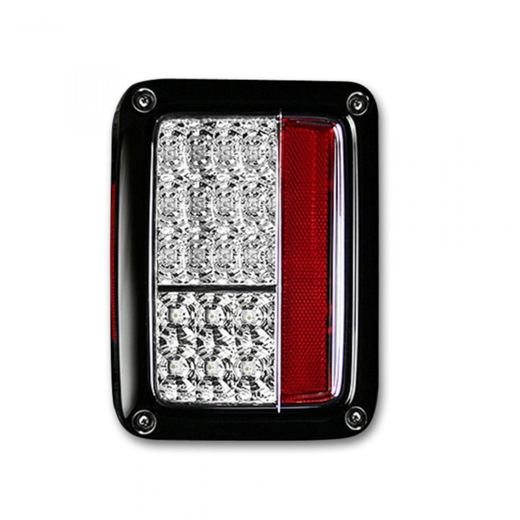 Jeep JK Wrangler 07-18 Tail Lights LED Clear