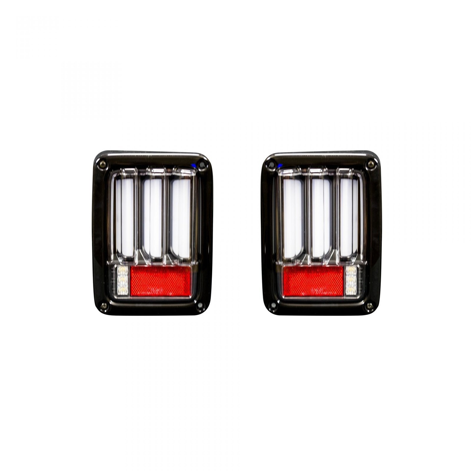 Jeep JK Wrangler 07-18 Tail Lights OLED Clear - Image 3