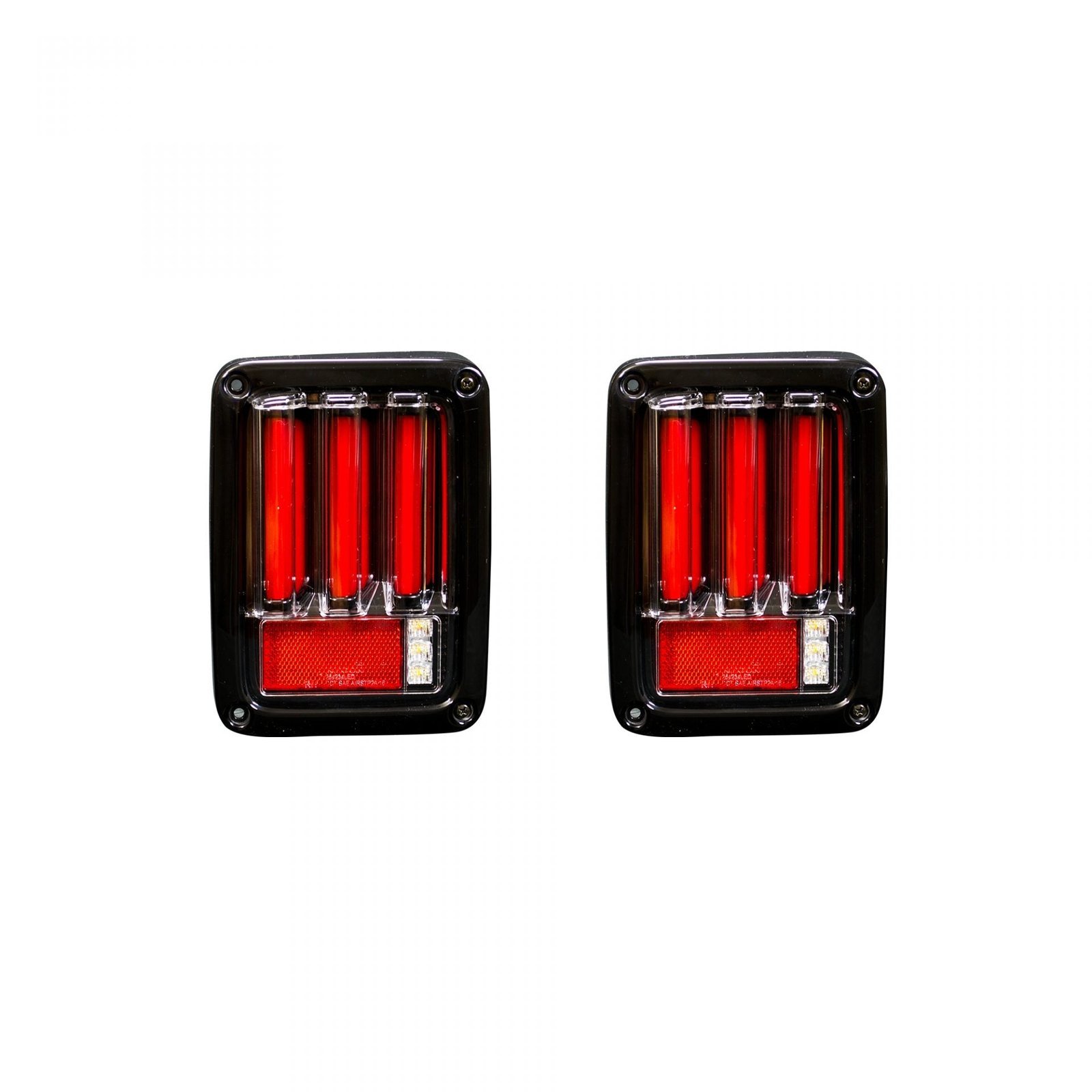 Jeep JK Wrangler 07-18 Tail Lights OLED Red - Image 2