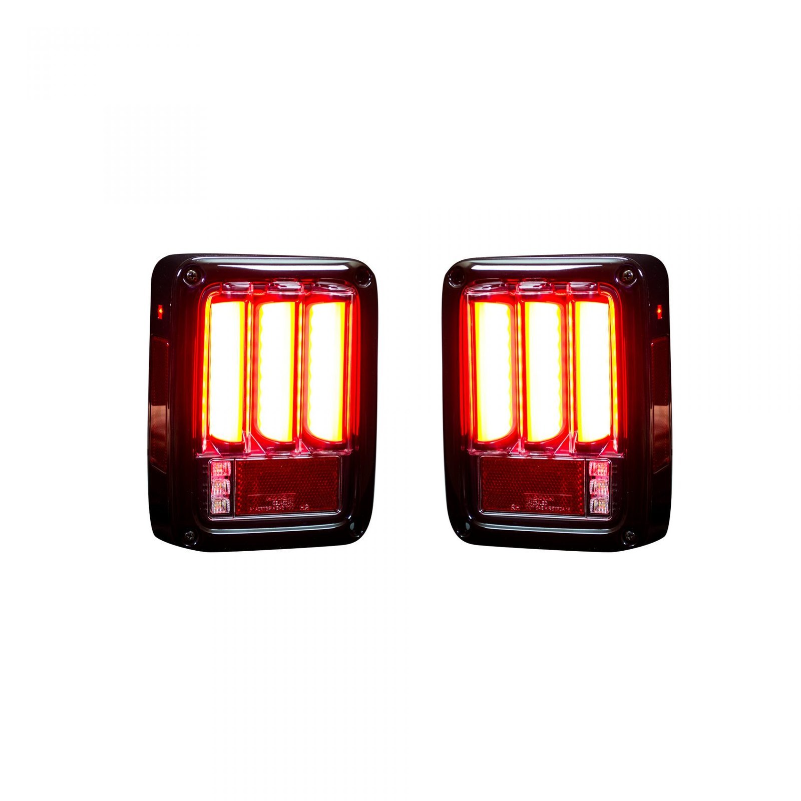 Jeep JK Wrangler 07-18 Tail Lights OLED Red - Image 3