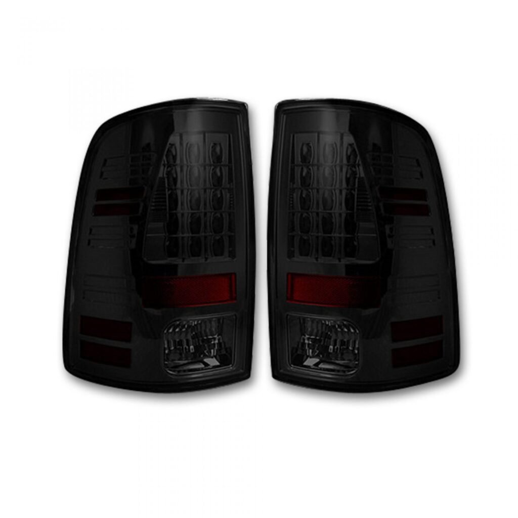 Dodge RAM 1500/2500/3500 13-18 (Replaces OEM LED) Tail Lights LED in Smoked