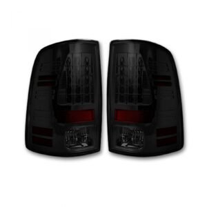 Dodge RAM 1500/2500/3500 13-18 (Replaces OEM LED) Tail Lights LED in Smoked - Image 1