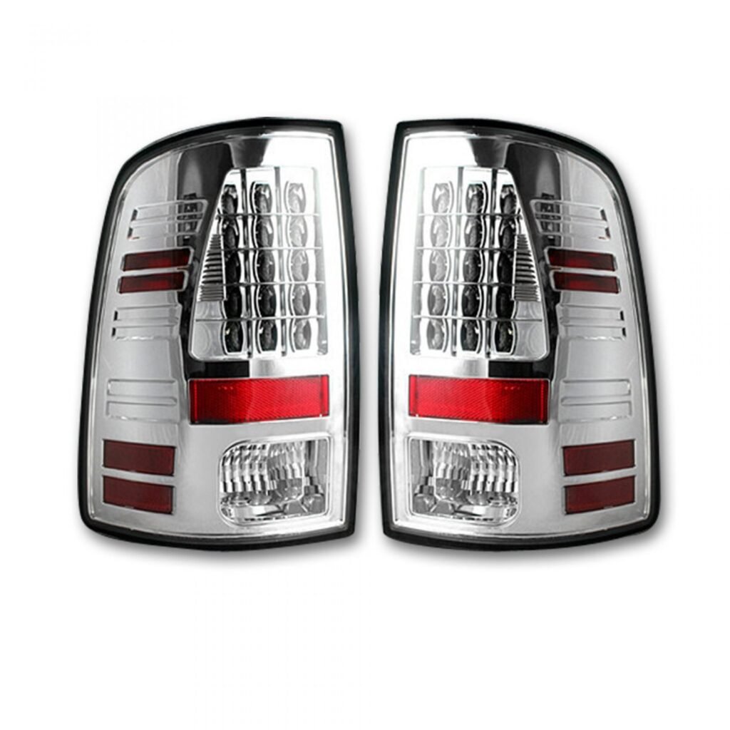 Dodge RAM 1500/2500/3500 13-18 Tail Lights LED in Clear
