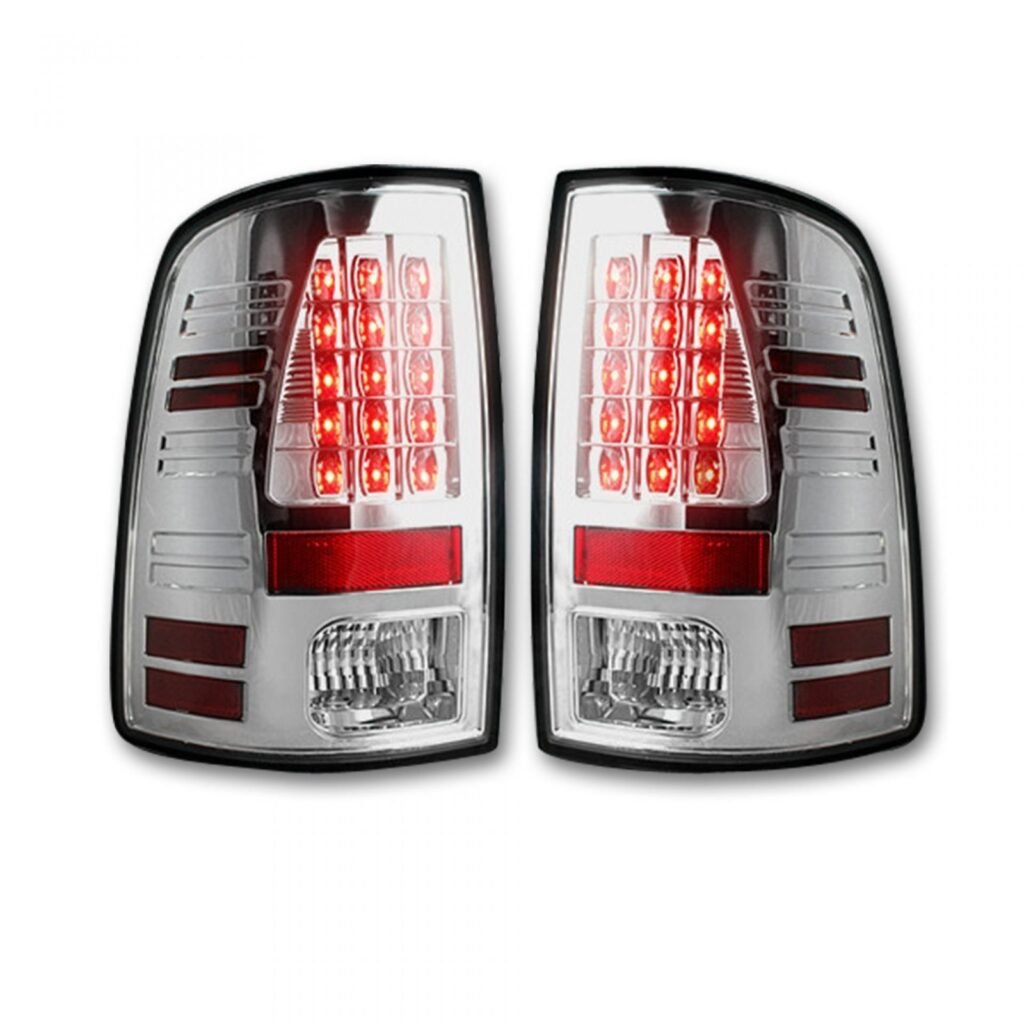 Dodge RAM 1500/2500/3500 13-18 Tail Lights LED in Clear