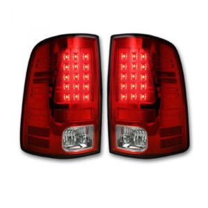 Dodge RAM 1500/2500/3500 13-18 (Replaces OEM LED) Tail Lights LED in Red - Image 2