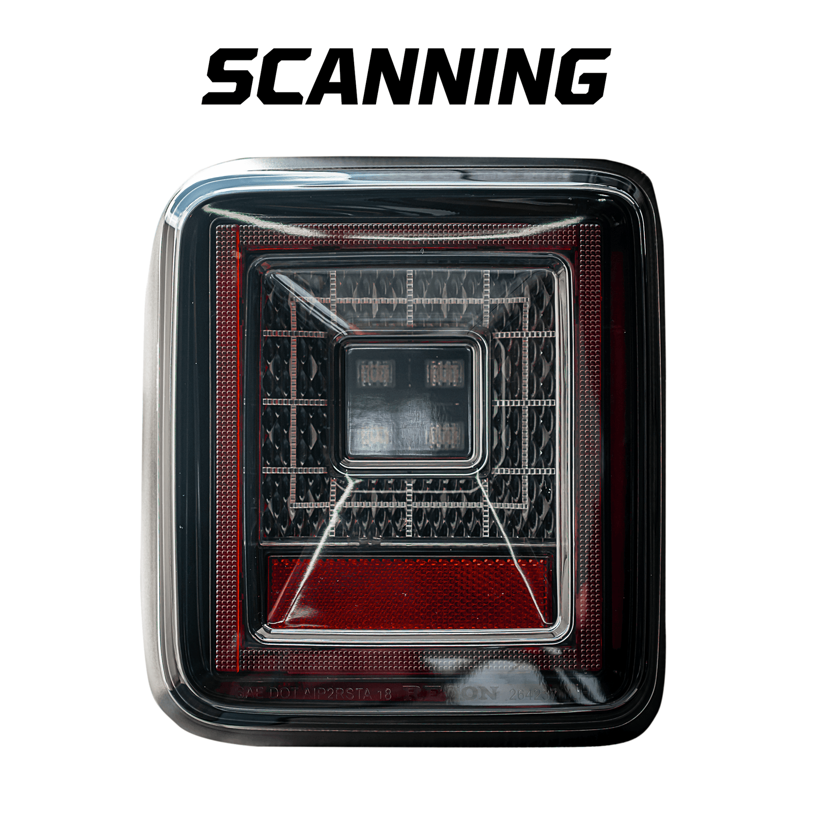 Jeep JL Wrangler 18-21 Tail Lights OLED Smoked - Image 1