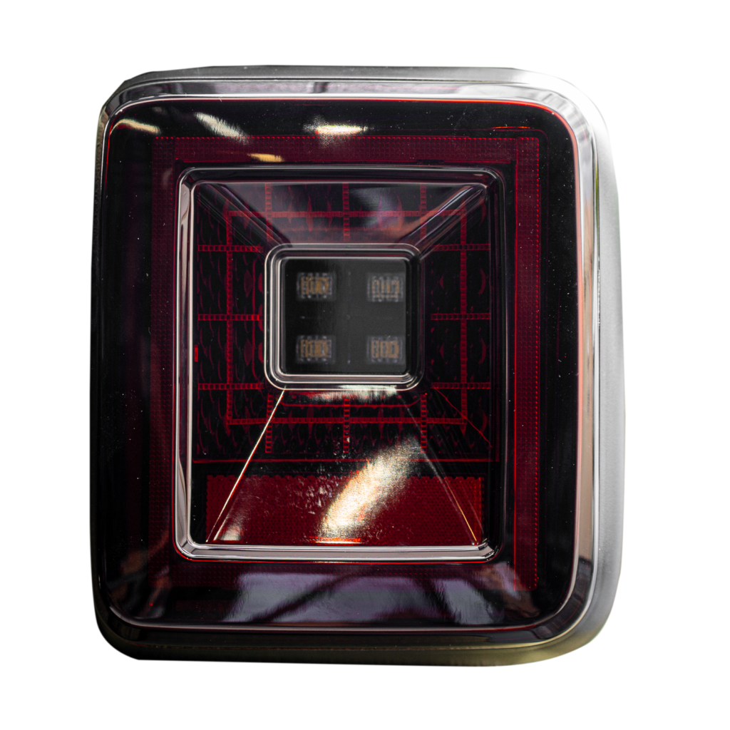 Jeep JL Wrangler 18-21 Tail Lights OLED Red Smoked