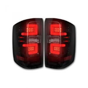 Chevy Silverado 1500 14-18 & 2500/3500 14-19 Tail Lights OLED in Clear - Image 2