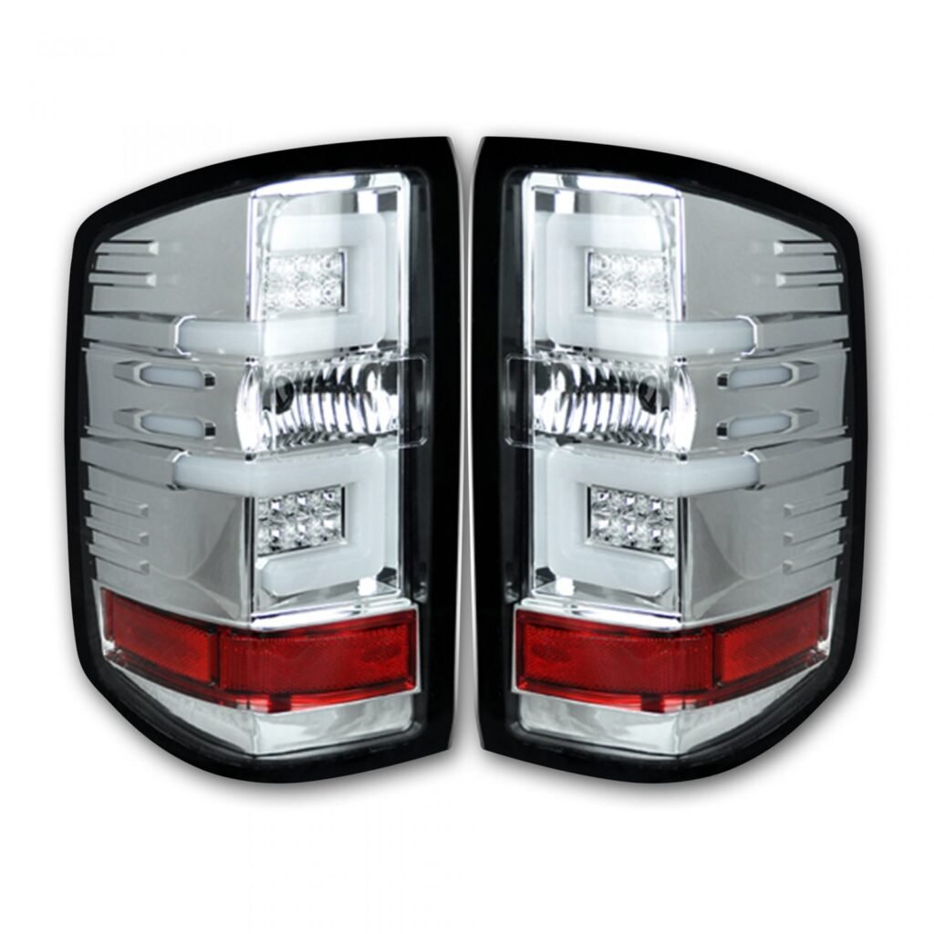 Chevy Silverado 1500 16-18 & 2500/3500 16-19 Tail Lights OLED in Clear