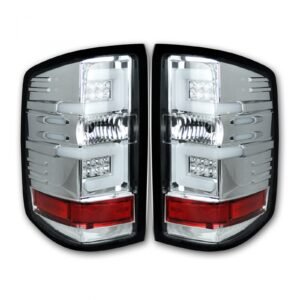 Chevy Silverado 1500 16-18 & 2500/3500 16-19 Tail Lights OLED in Clear - Image 1