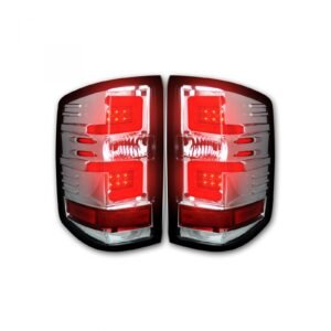 Chevy Silverado 1500 16-18 & 2500/3500 16-19 Tail Lights OLED in Clear - Image 2