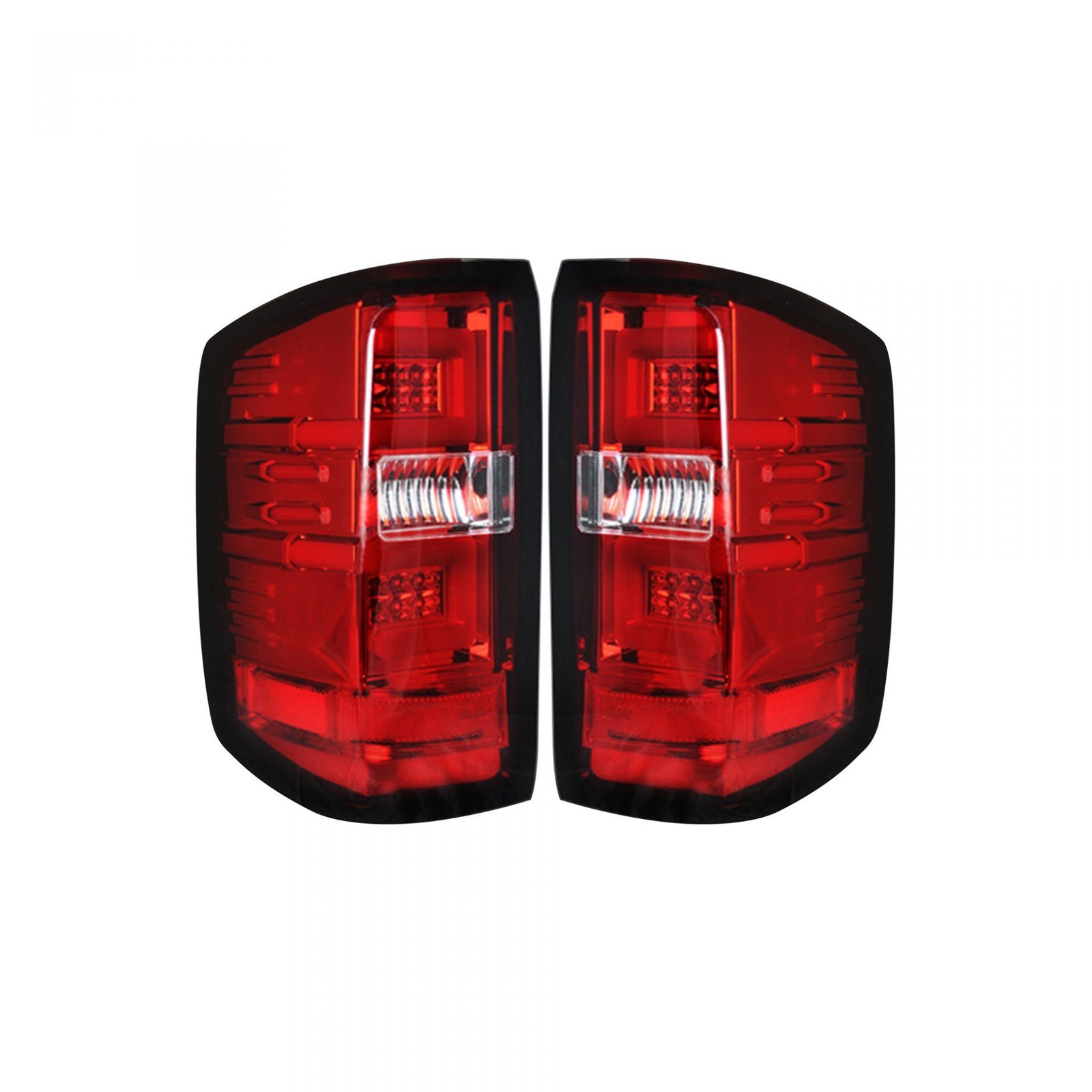 Chevy Silverado 1500 14-18 & 2500/3500 14-19 Tail Lights OLED in Red - Image 2
