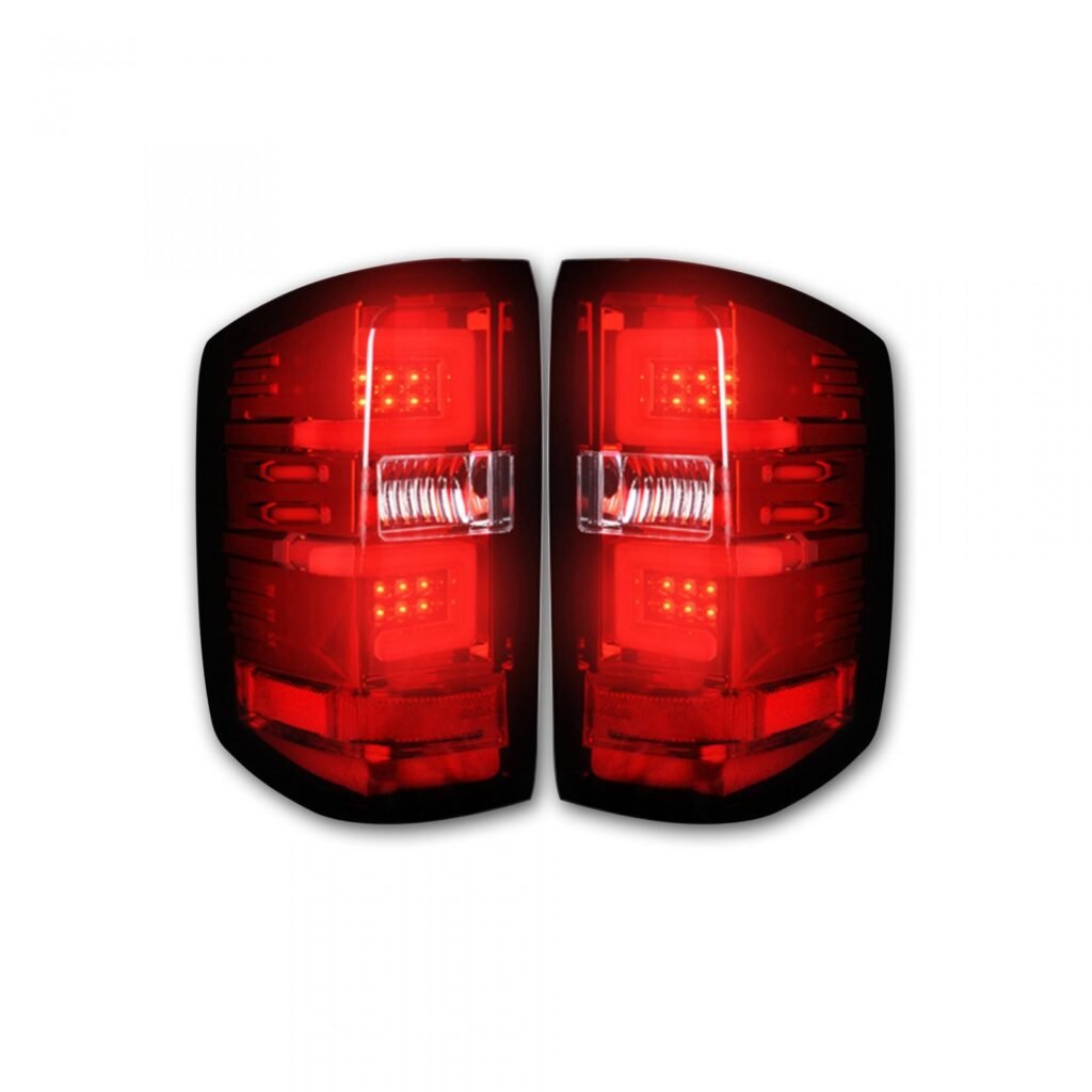 Chevy Silverado 1500 14-18 & 2500/3500 14-19 Tail Lights OLED in Red