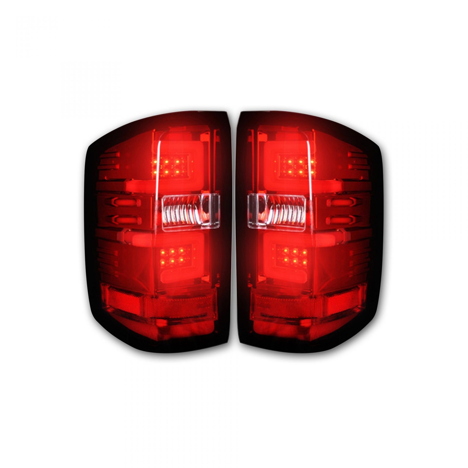 Chevy Silverado 1500 14-18 & 2500/3500 14-19 Tail Lights OLED in Red - Image 3