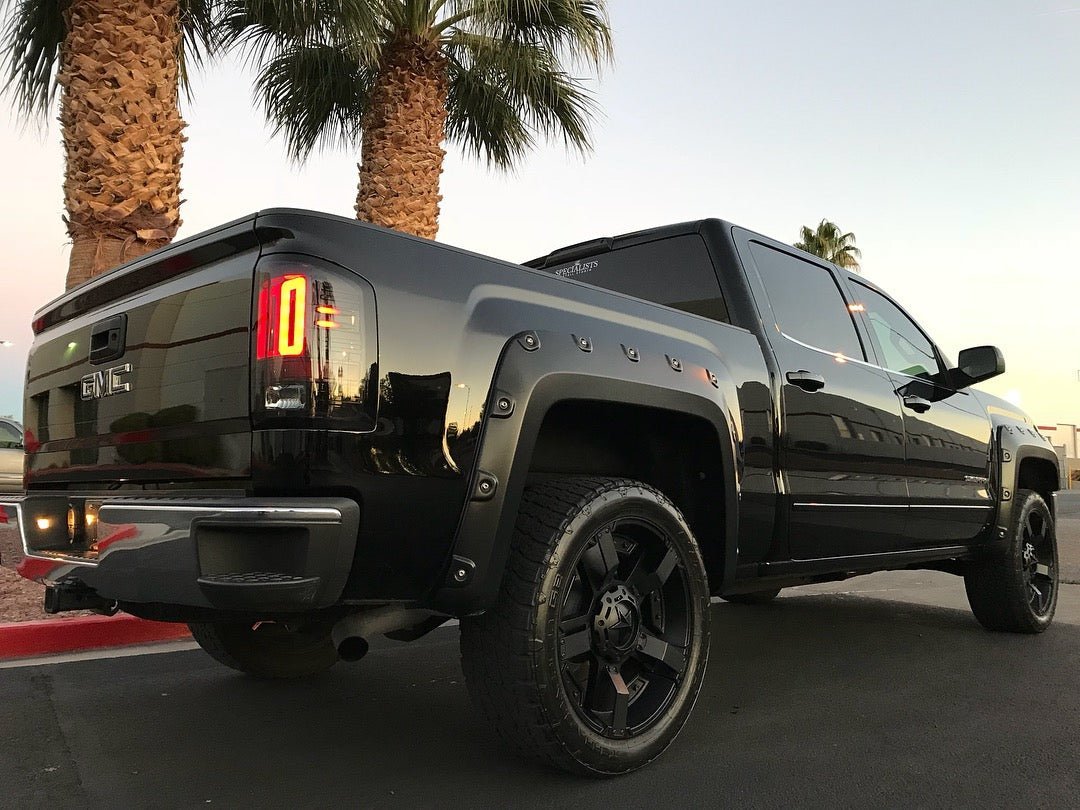 GMC Sierra 1500 16-18 & 2500/3500 16-19 Tail Lights OLED Red - Image 5