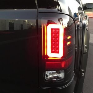 GMC Sierra 1500 16-18 & 2500/3500 16-19 Tail Lights OLED Smoked - Image 4