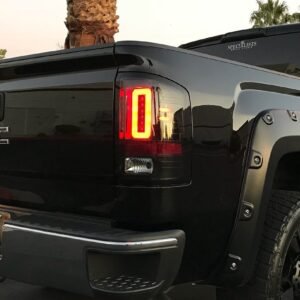 GMC Sierra 1500 16-18 & 2500/3500 16-19 Tail Lights OLED Clear - Image 3
