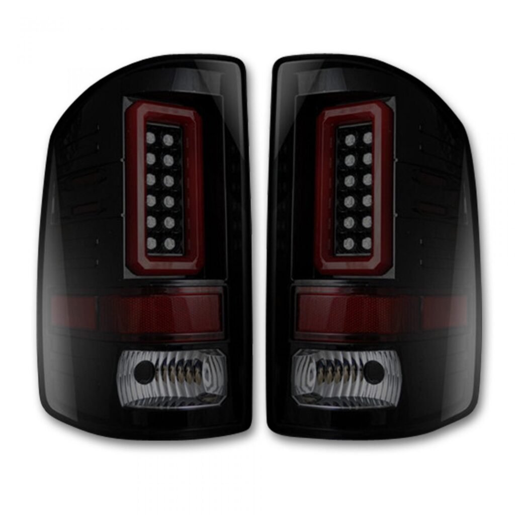 GMC Sierra 1500 14-18 & 2500/3500 14-19 (Fits 3rd Gen) Tail Lights OLED Smoked