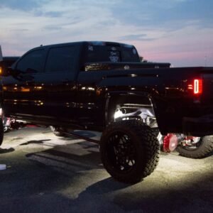 GMC Sierra 1500 14-18 & 2500/3500 14-19 (Fits 3rd Gen) Tail Lights OLED Smoked - Image 4