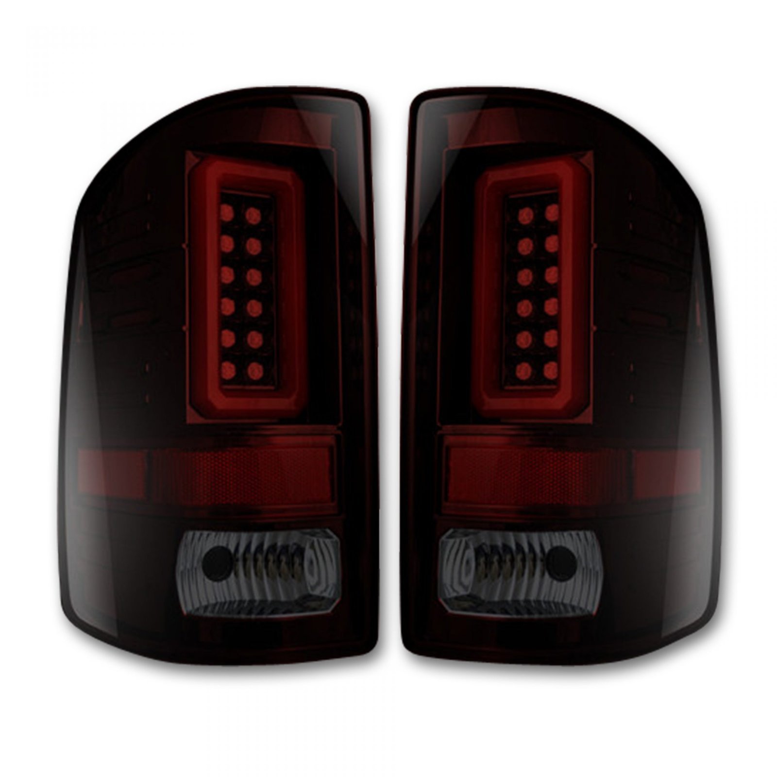 GMC Sierra 1500 16-18 & 2500/3500 16-19 Tail Lights OLED Smoked - Image 1