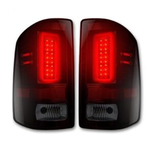 GMC Sierra 1500 16-18 & 2500/3500 16-19 Tail Lights OLED Smoked - Image 2