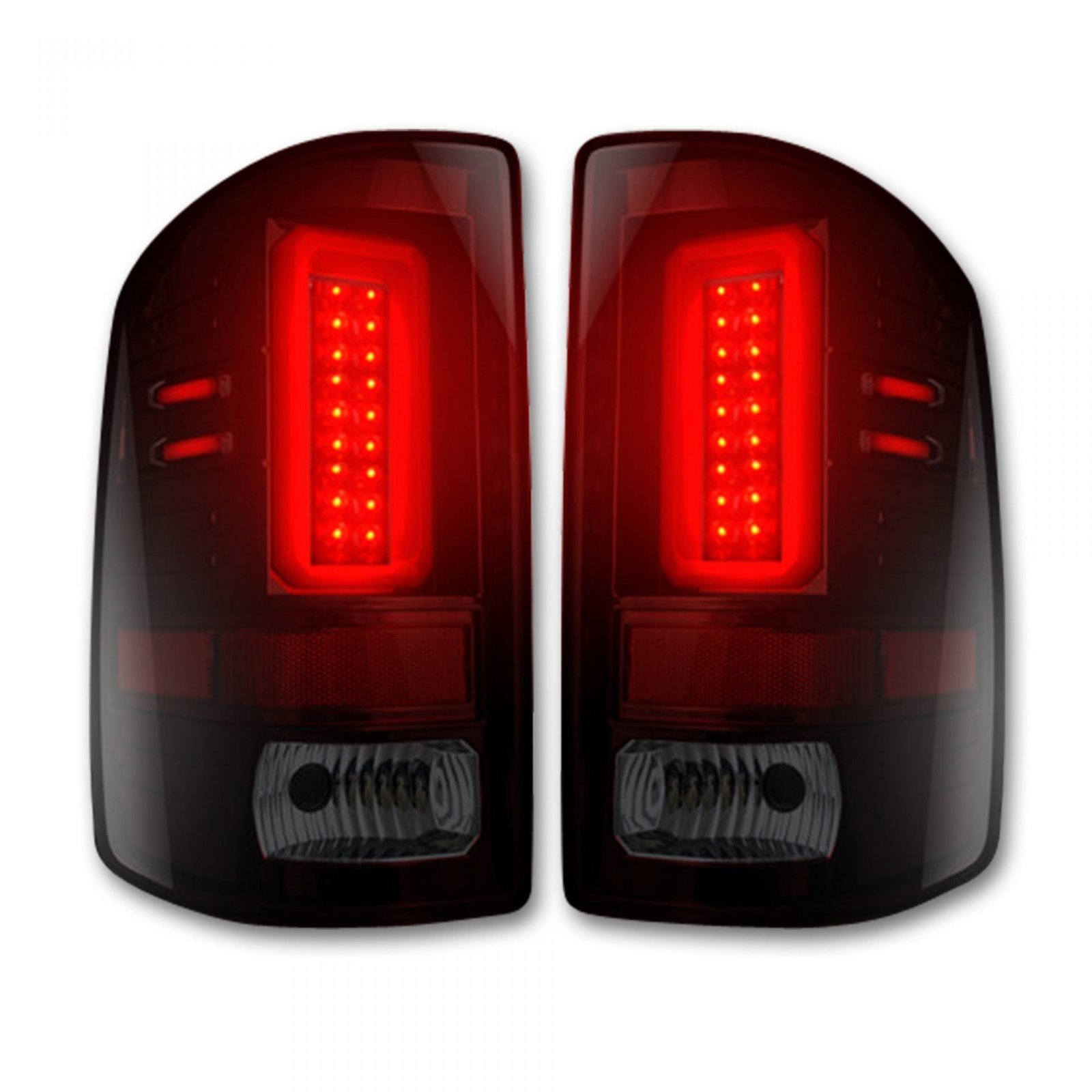 GMC Sierra 1500 16-18 & 2500/3500 16-19 Tail Lights OLED Smoked - Image 2