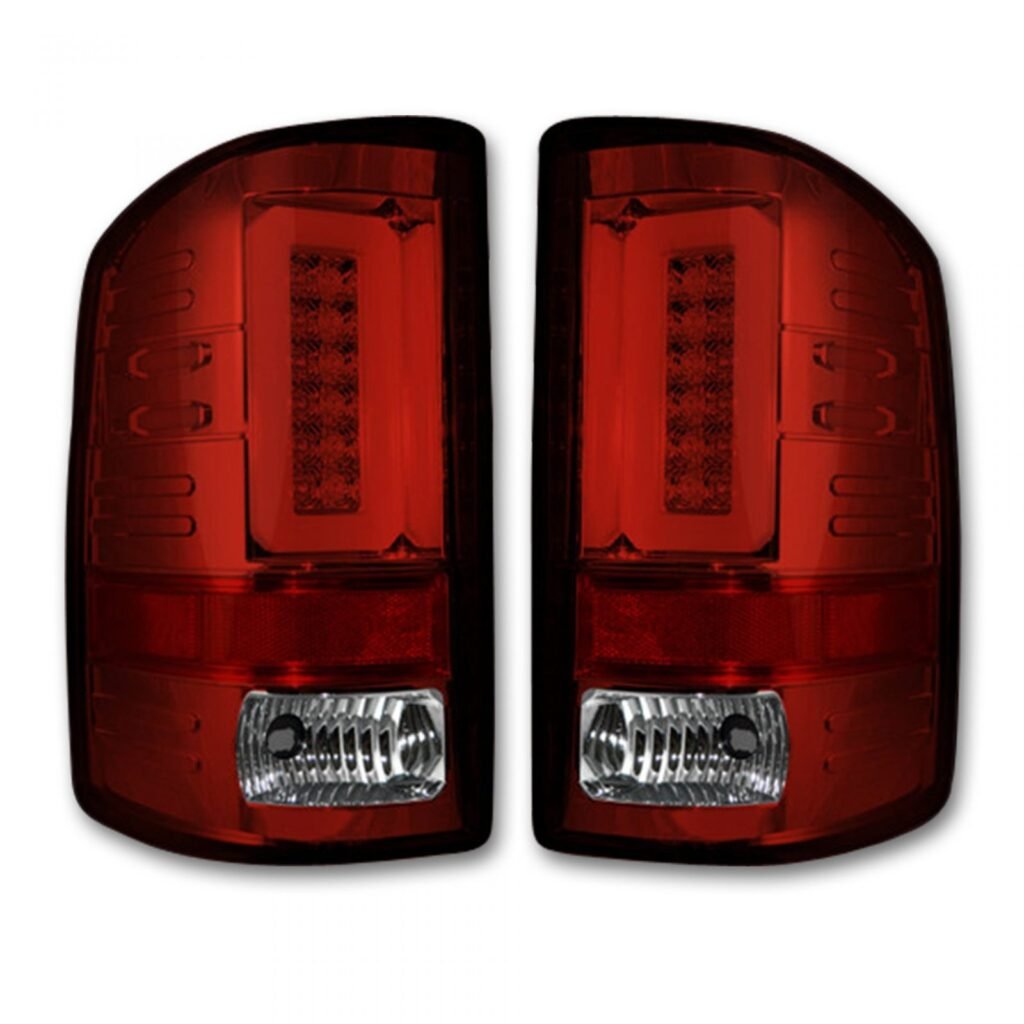 GMC Sierra 1500 16-18 & 2500/3500 16-19 Tail Lights OLED Red